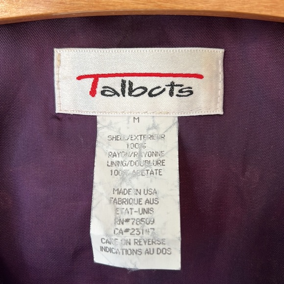 Vintage Talbots Christmas Holiday Vest Size M - Picture 4 of 4